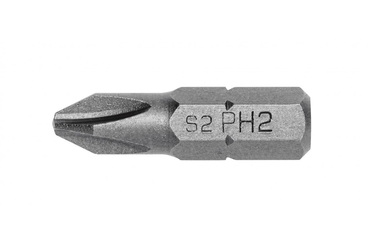 Биты PH1, 25 мм, сталь S2, 5 шт.