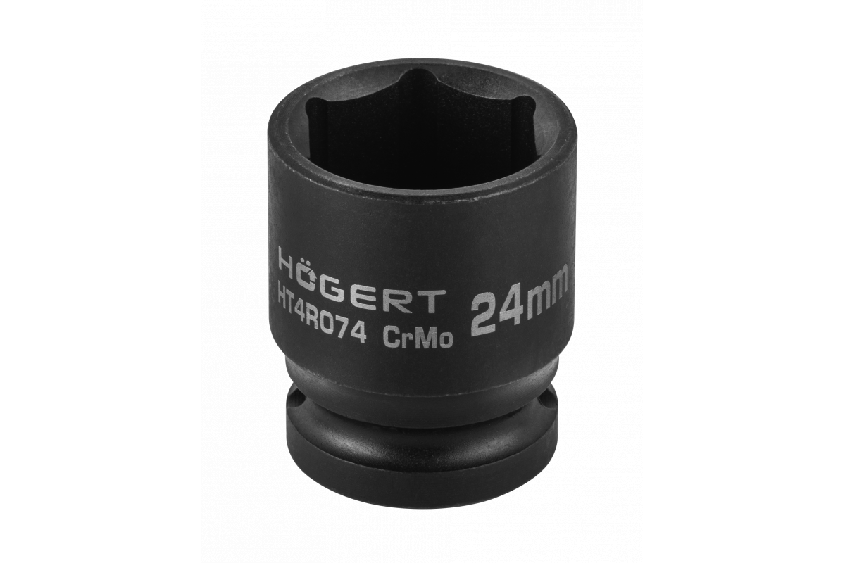 Головка торцевая ударная шестигранная 1/2″, 24 мм, DIN 3121, CrMo