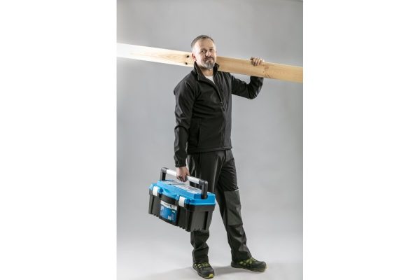 ELDE Брюки рабочие SOFTSHELL черные L (52)