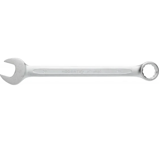 Ключ комбинированный 20 мм, сталь CrV, DIN 3113