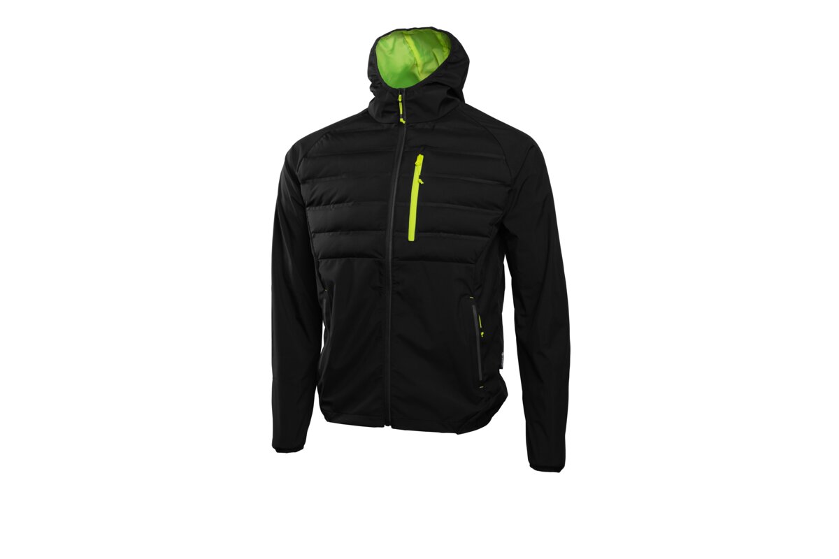 JIM Кутртка Softshell с капюшоном, черная L (52)